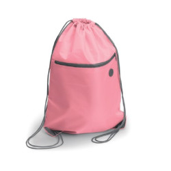 SACCA ZAINO IN POLIESTERE CON ZIP ANTERIORE 34X44