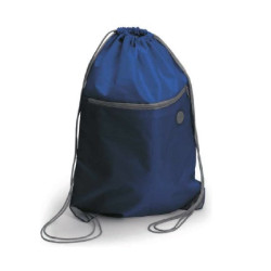 SACCA ZAINO IN POLIESTERE CON ZIP ANTERIORE 34X44