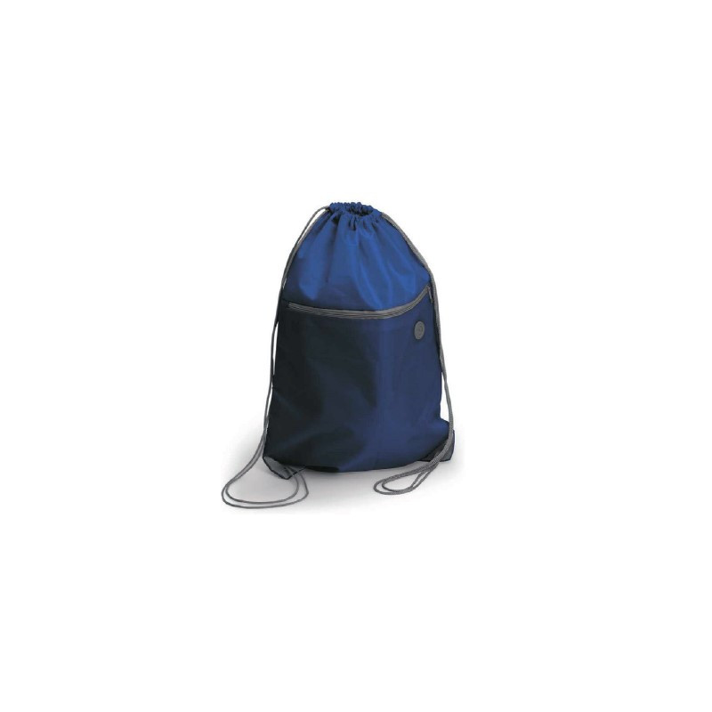 SACCA ZAINO IN POLIESTERE CON ZIP ANTERIORE 34X44