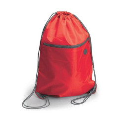 SACCA ZAINO IN POLIESTERE CON ZIP ANTERIORE 34X44