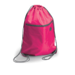 SACCA ZAINO IN POLIESTERE CON ZIP ANTERIORE 34X44