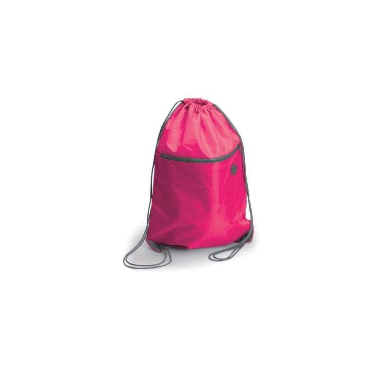 SACCA ZAINO IN POLIESTERE CON ZIP ANTERIORE 34X44
