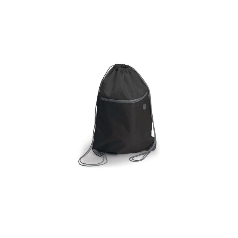 SACCA ZAINO IN POLIESTERE CON ZIP ANTERIORE 34X44