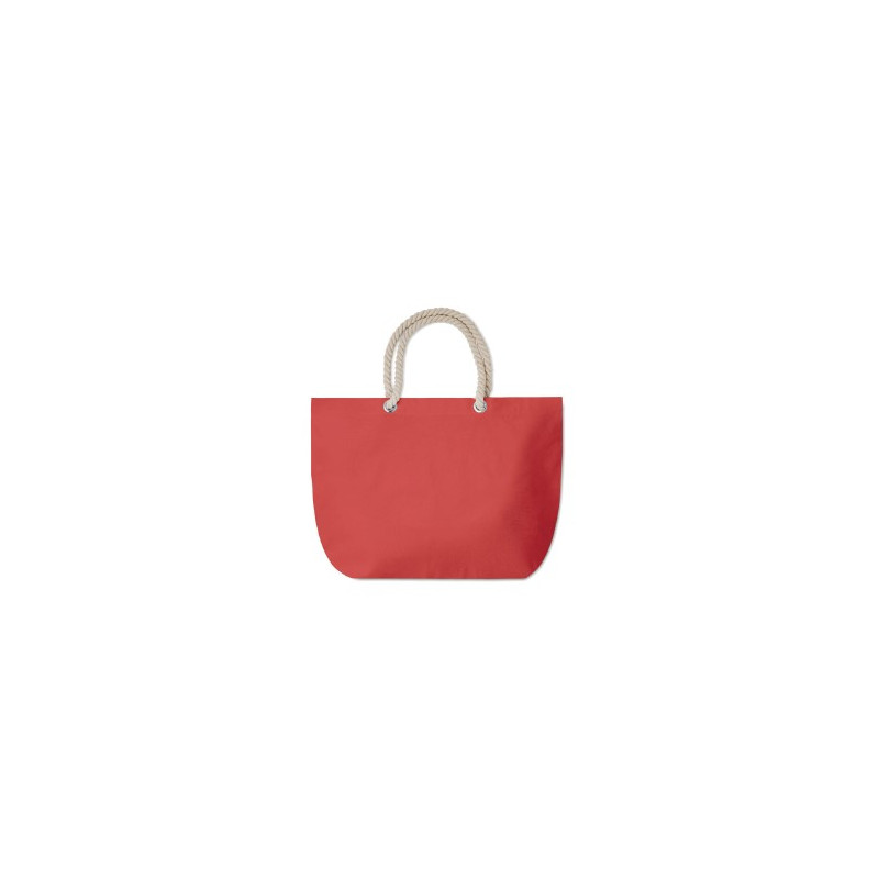 MINI BORSA IN JUTA CON MANICI IN CORDA 30X30X19
