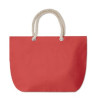 MINI BORSA IN JUTA CON MANICI IN CORDA 30X30X19