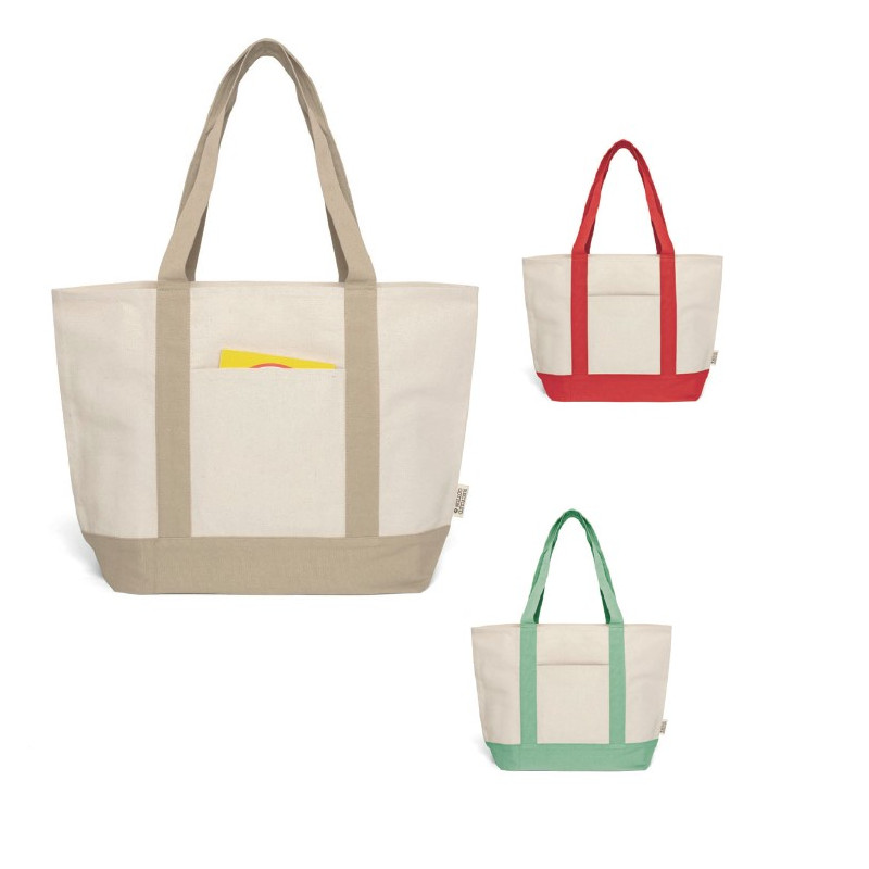 BORSA IN COTONE RICICLATO 320GR 36X52X16