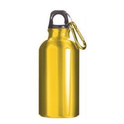 BORRACCIA IN ALLUMINIO CON MOSCHETTONE 400 ML