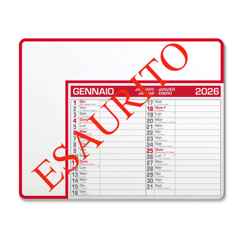 CALENDARIO TAP MOUSE
