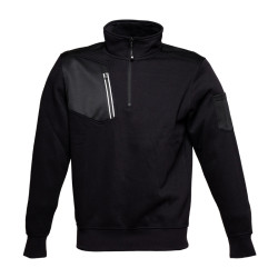 FELPA COLORADO UOMO CON ZIP CORTA JRC