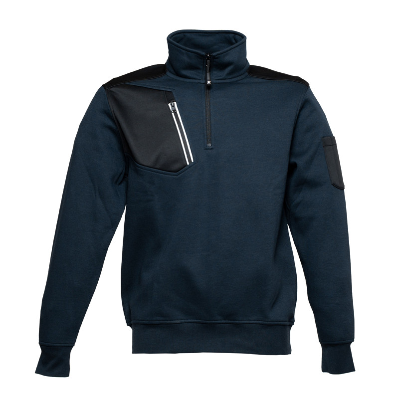 FELPA COLORADO UOMO CON ZIP CORTA JRC