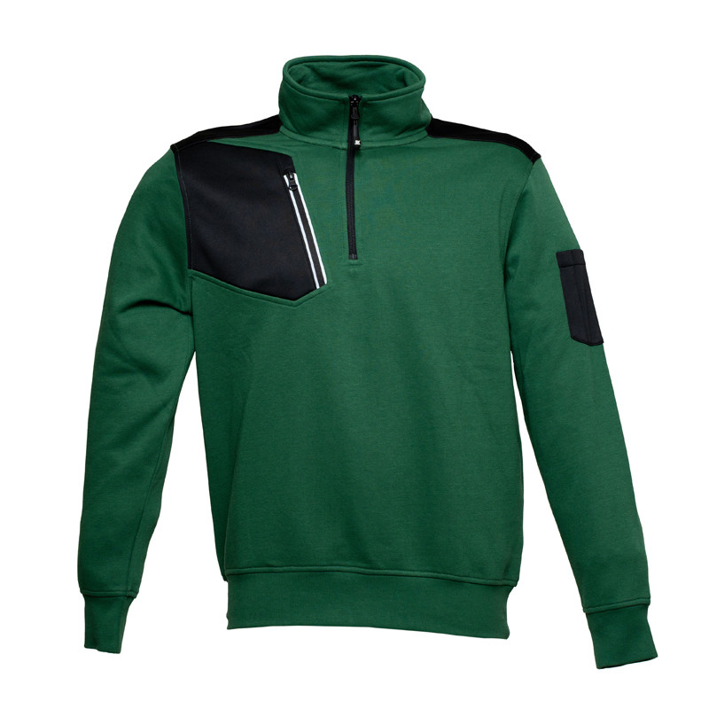 FELPA COLORADO UOMO CON ZIP CORTA JRC