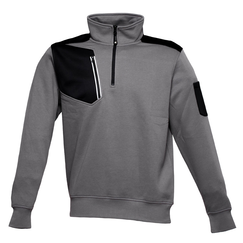 FELPA COLORADO UOMO CON ZIP CORTA JRC