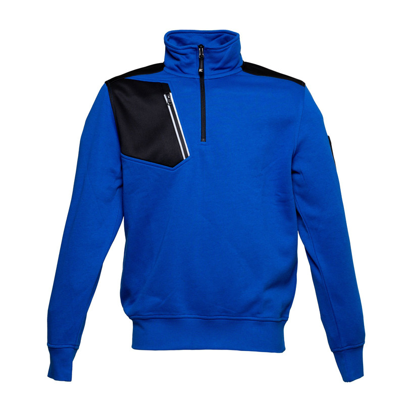 FELPA COLORADO UOMO CON ZIP CORTA JRC