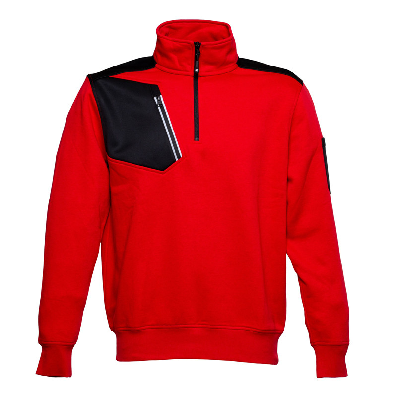 FELPA COLORADO UOMO CON ZIP CORTA JRC