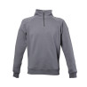 FELPA DAVENPORT UOMO MEZZA ZIP JRC - GREY B