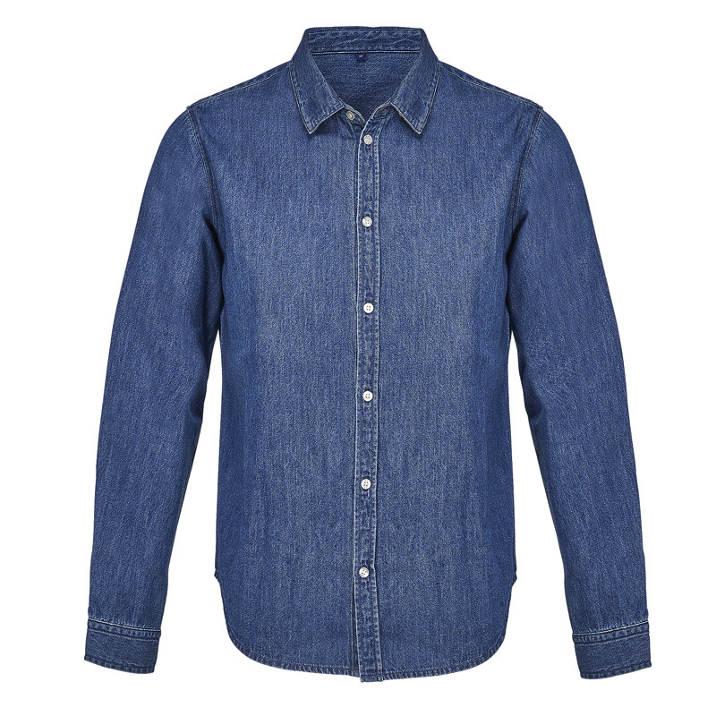 CAMICIA BENNET MAN IN DENIM NEO BLU