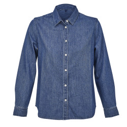CAMICIA BENNET WOMAN IN DENIM NEO BLU