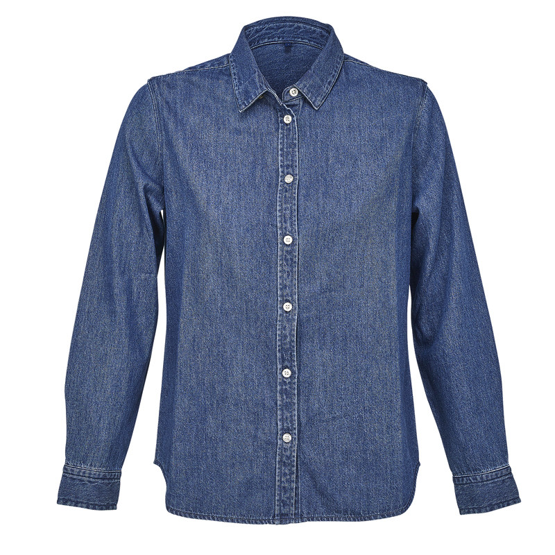 CAMICIA BENNET WOMAN IN DENIM NEO BLU