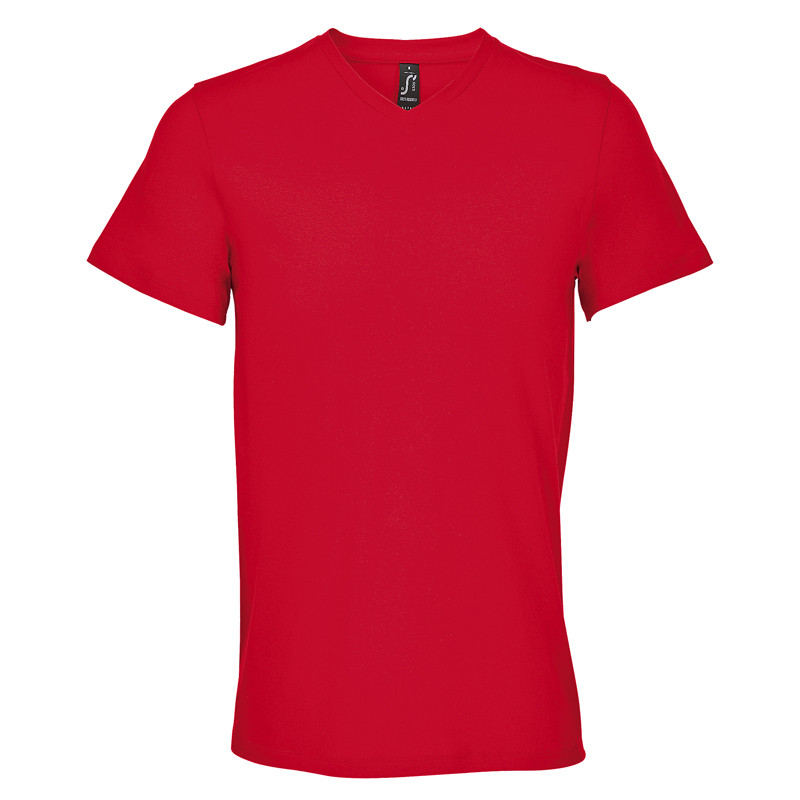 T-SHIRT REGENT V M/CORTA UOMO SCOLLO A "V" SOL'S