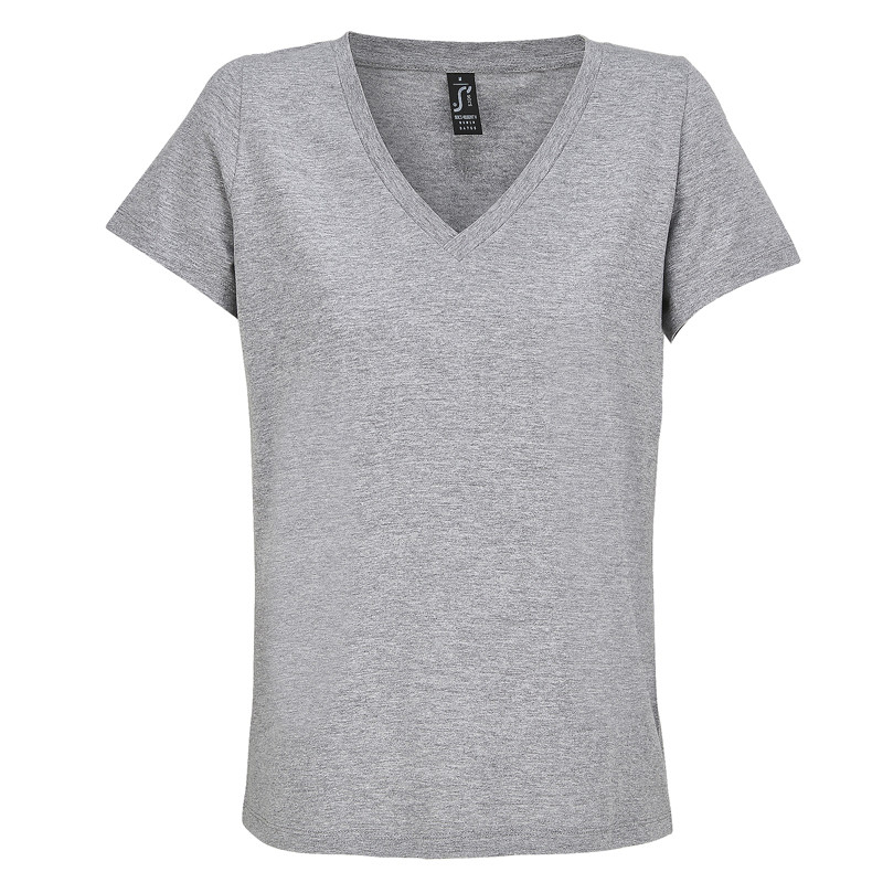 T-SHIRT REGENT V M/CORTA DONNA SCOLLO A "V" SOL'S