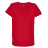 T-SHIRT REGENT V M/CORTA DONNA SCOLLO A "V" SOL'S