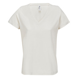 T-SHIRT REGENT V M/CORTA DONNA SCOLLO A "V" SOL'S