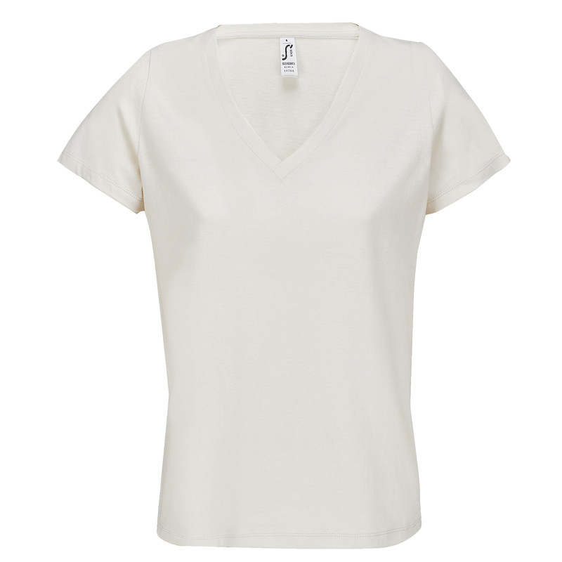 T-SHIRT REGENT V M/CORTA DONNA SCOLLO A "V" SOL'S