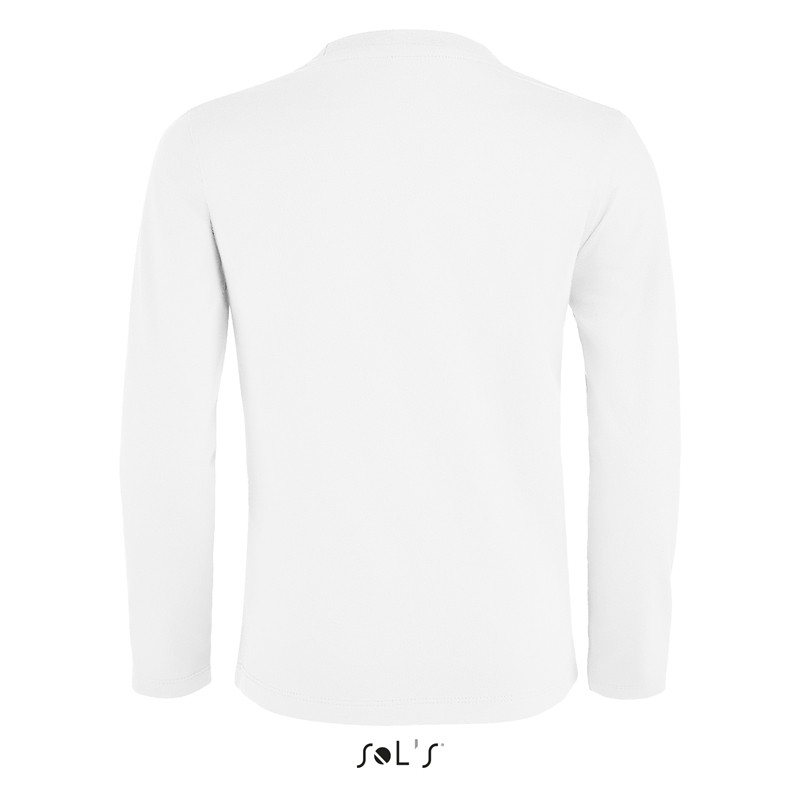 T-SHIRT IMPERIAL KIDS BIANCA BAMBINO 190 M/LUNGA G/COLLO SOL'S