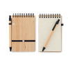 BLOCK NOTES IN BAMBOO C/PENNA 14,6X9