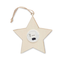 Stella in MDF con luce