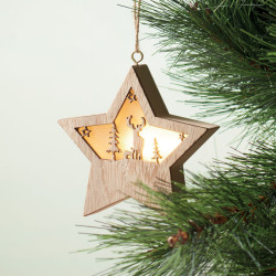 Stella in MDF con luce