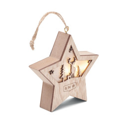 Stella in MDF con luce