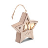 Stella in MDF con luce