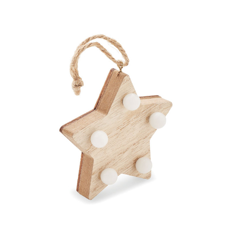 Albero in legno con luci