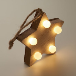 Albero in legno con luci