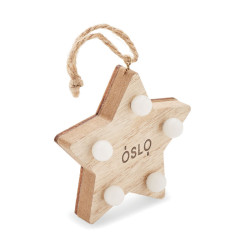 Albero in legno con luci
