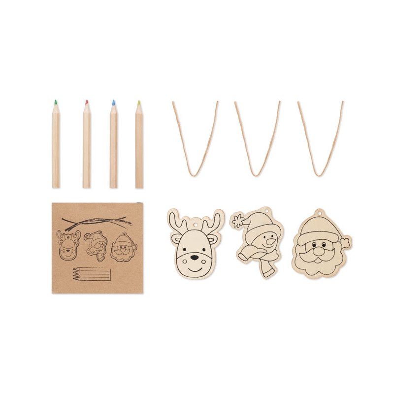 Set in legno da disegno