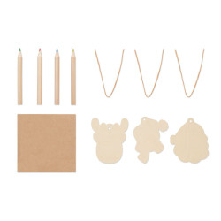 Set in legno da disegno