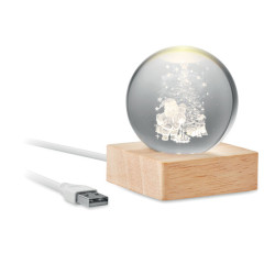 Palla di Natale con LED