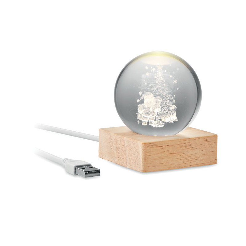 Palla di Natale con LED