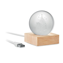 Palla di Natale con LED