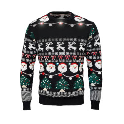Maglione natalizio a LED L/XL