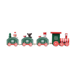 Treno di Natale in legno