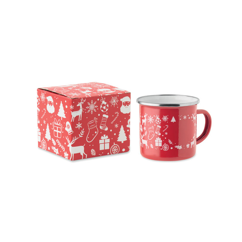 Tazza smaltata natalizia 300ml