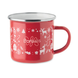 Tazza smaltata natalizia 300ml