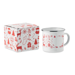 Tazza smaltata natalizia 300ml