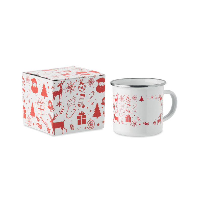 Tazza smaltata natalizia 300ml