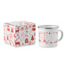 Tazza smaltata natalizia 300ml