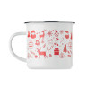 Tazza smaltata natalizia 300ml