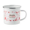 Tazza smaltata natalizia 300ml